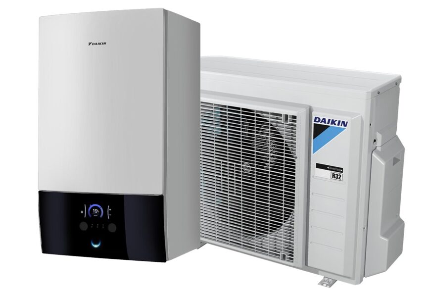 Daikin gaiss ūdens siltumsūknis EHBX 6kw ar atdalītu hidro moduli(tens 9kW) (Apkure un dzesēšana)